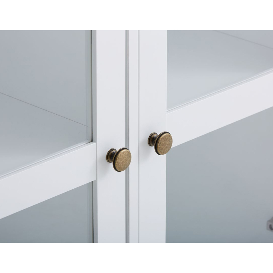 Kệ trưng bày | JYSK Skals | gỗ công nghiệp | trắng | R71xS35xC71/81cm