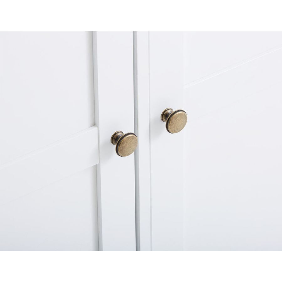 Kệ trưng bày | JYSK Skals | gỗ công nghiệp | trắng | R71xS35xC71/81cm