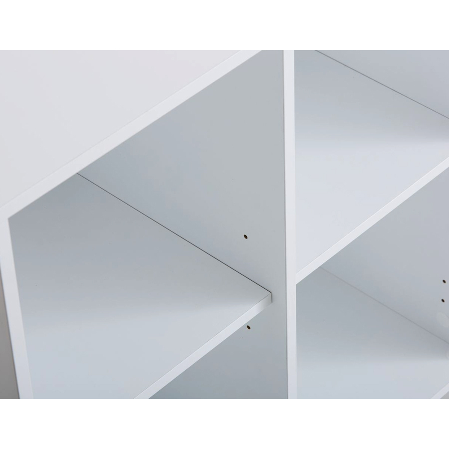 Kệ trưng bày | JYSK Skals | gỗ công nghiệp | trắng | R71xS35xC71/81cm