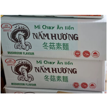 Mì chay nấm hương Lá bồ đề (30 gói/ thùng)