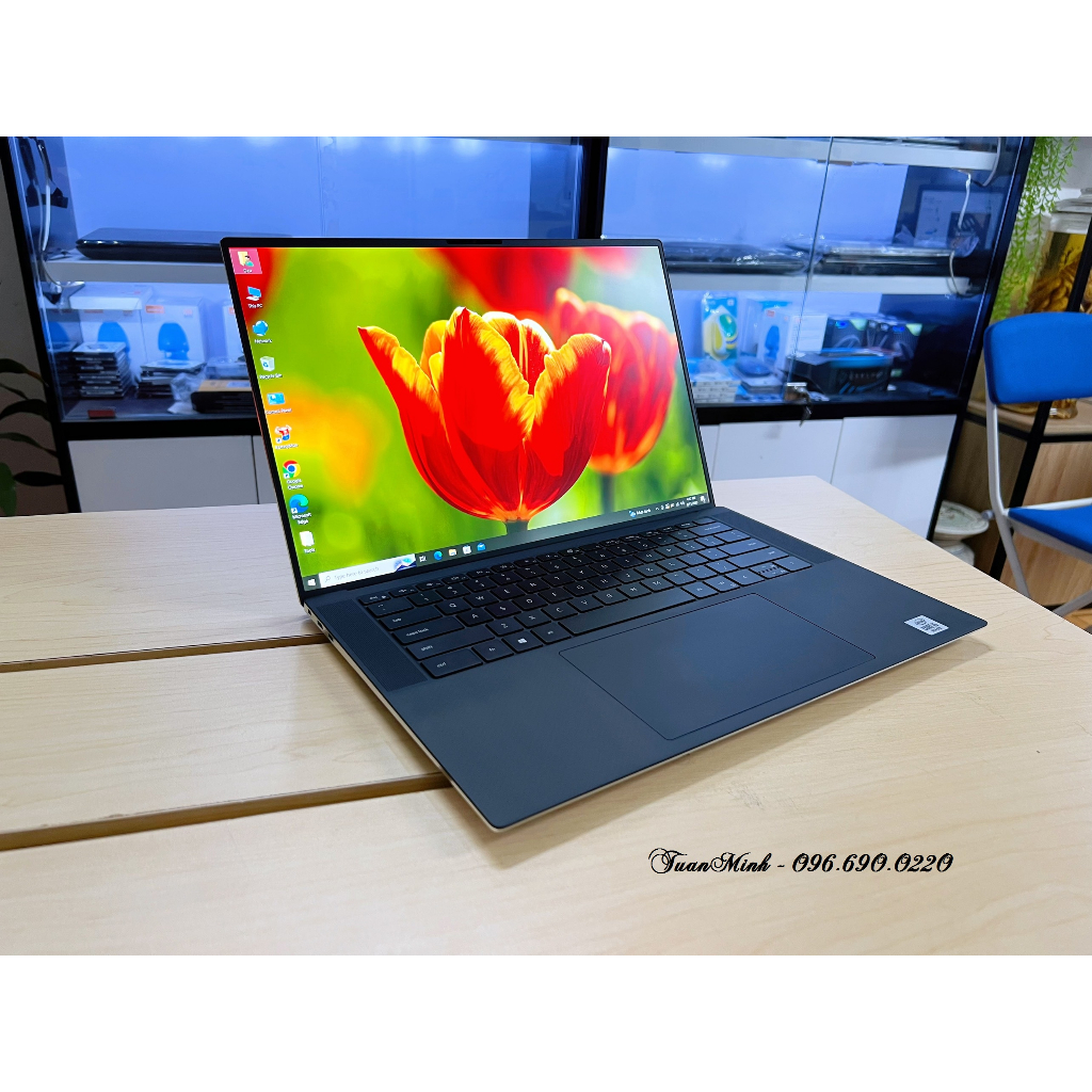 Laptop cũ Dell XPS 15 9500 i5-10300H RAM 8GB SSD 256GB FHD +