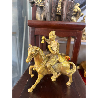 Khỉ cưỡi ngựa Mã Thượng Phong Hầu bằng đồng thau cỡ trung