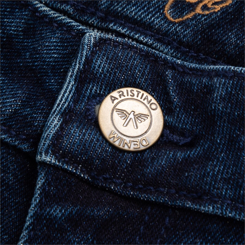 Quần âu aristino màu xanh chàm đậm regular fit AJRN03