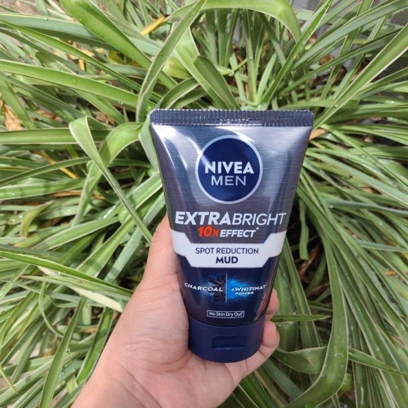Sữa rửa mặt NIVEA MEN bùn khoáng giúp sáng da mờ thâm mụn (100g)