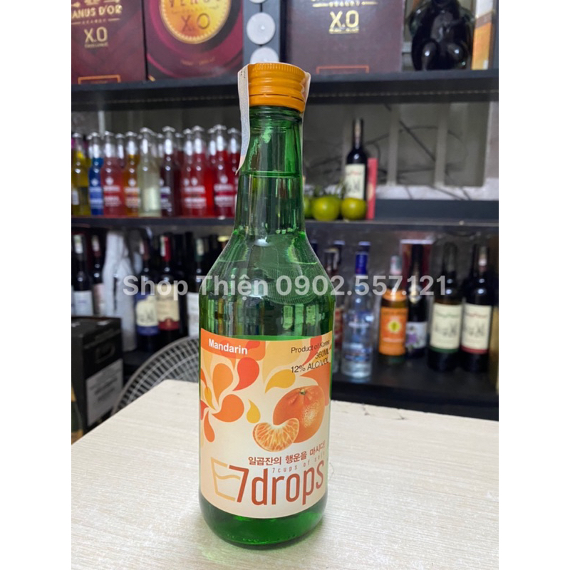 Sô chu Soju Hàn Quốc 7Drops 360ml