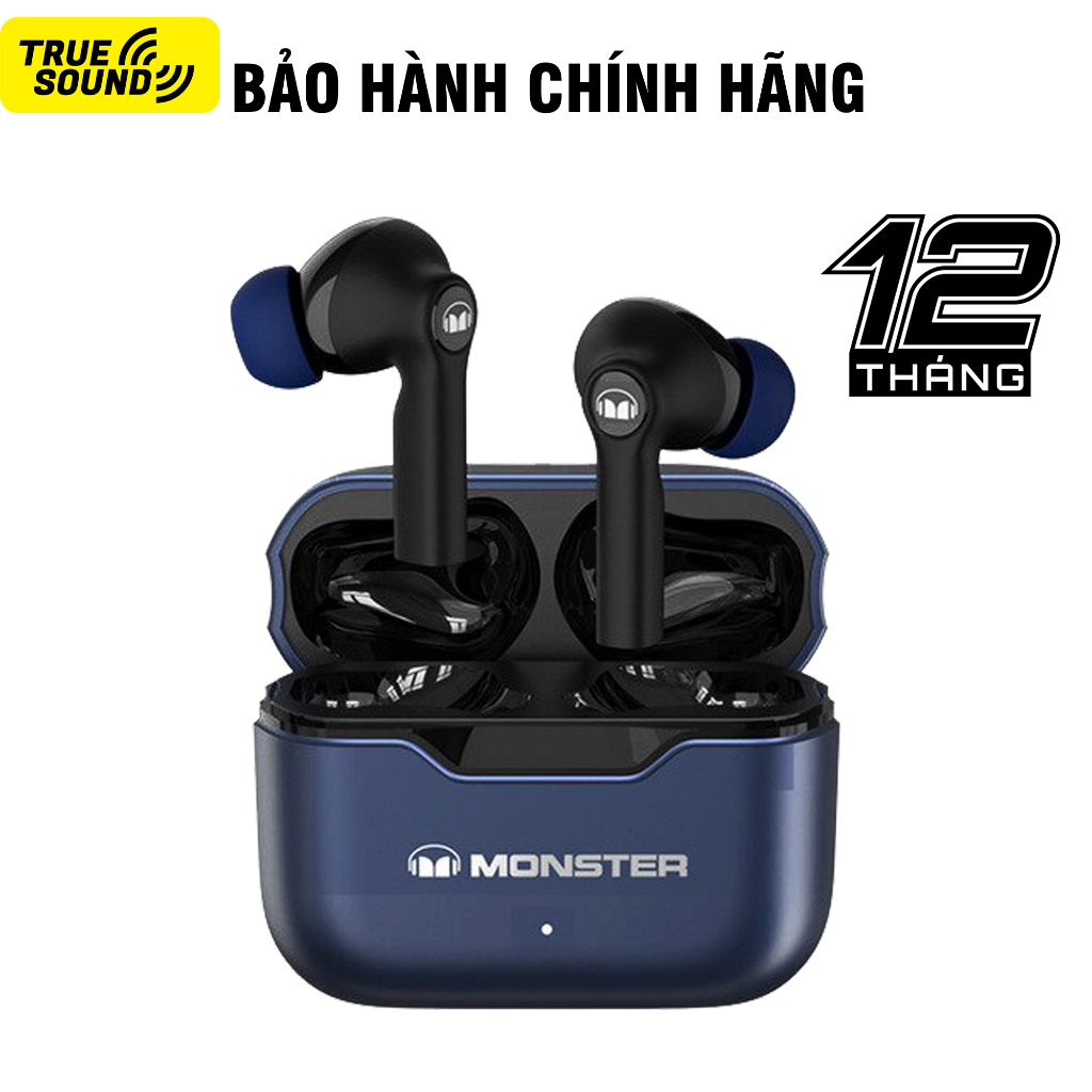 Tai nghe Bluetooth MONSTER XKT02 V5.3. Giảm tiếng ồn, chống nước IPX4.