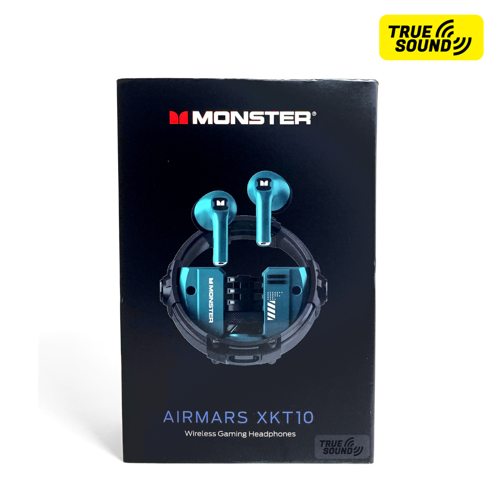 Tai nghe Bluetooth MONSTER XKT10 V5.3. Thiết kế 2023 công thái học, âm thanh vòm, chuẩn chống nước IPX4.