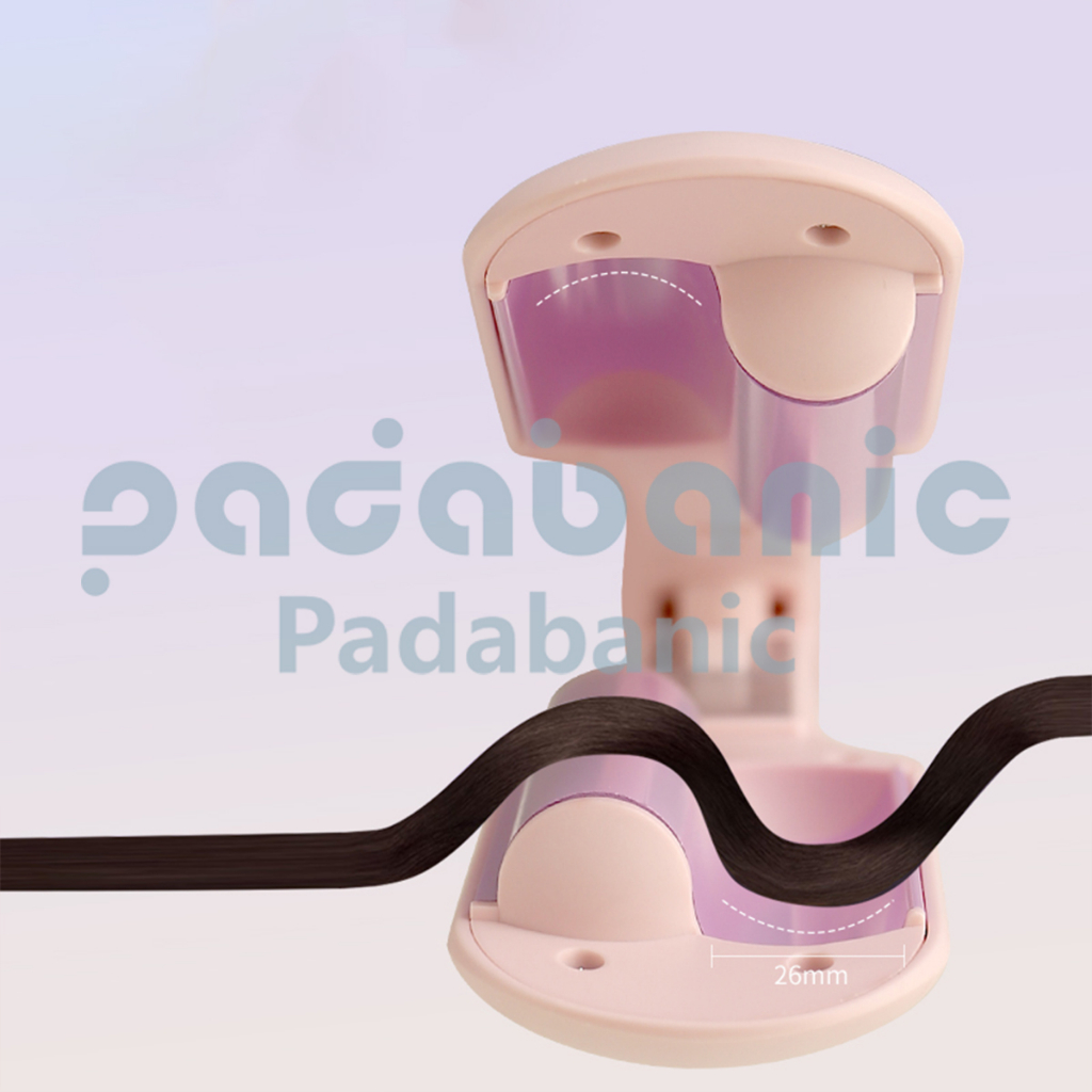 Máy Uốn Xoăn Tóc Padabanic 9666 Uốn Xoăn Sóng Nước Tạo Kiểu Nhanh Chóng Nóng Nhanh Size 26 MM