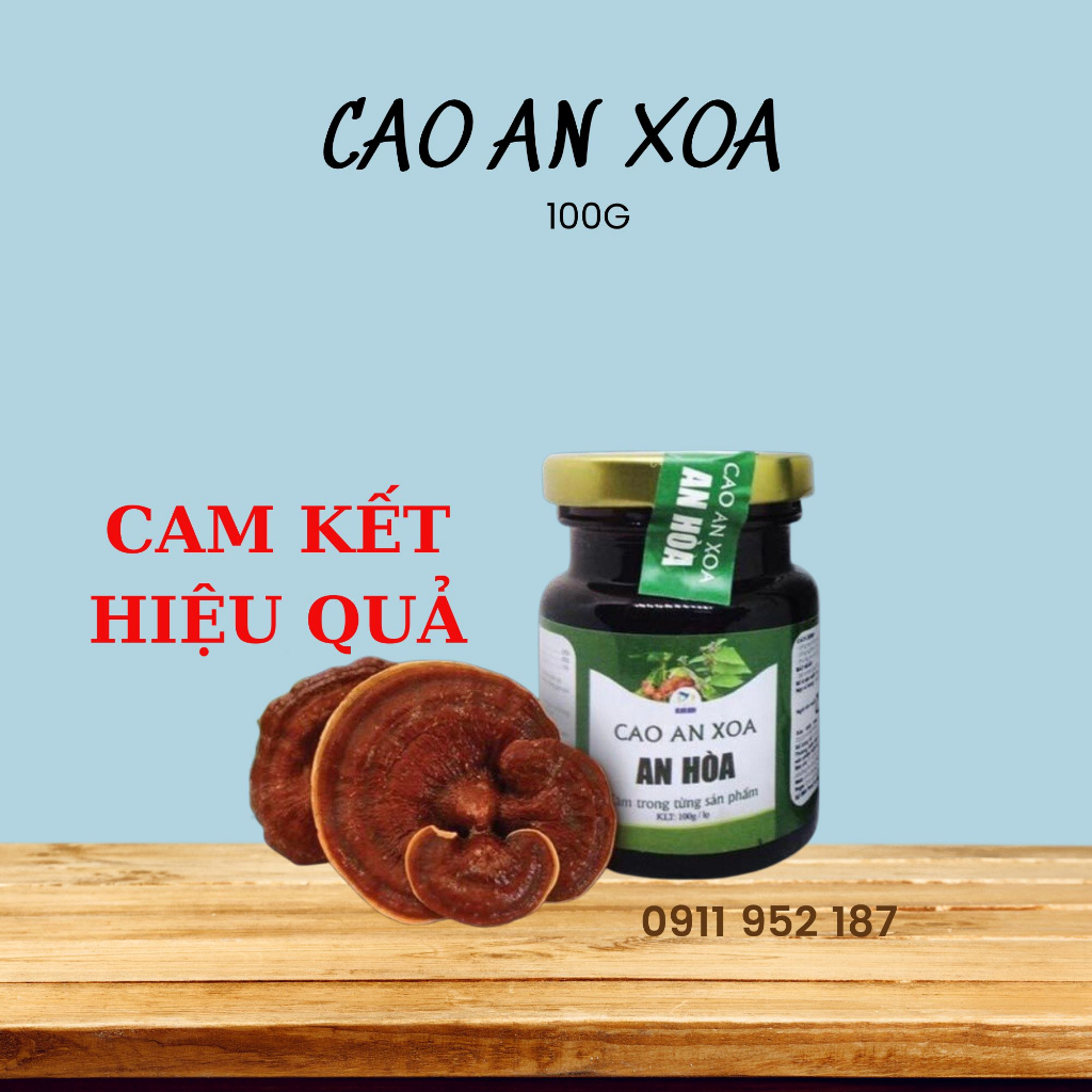 Cao an xoa An Hòa, giải độc gan, mề đay, mẫn ngứa, uống nhiều bia rượu, viêm đại tràng, viêm xoang, gan nhiễm mỡ.