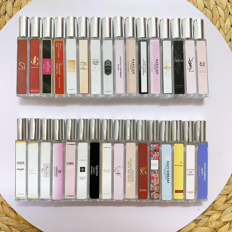 Tinh Dầu Nước Hoa Chiết 10ml Hàng Cao Cấp -  Siêu Thơm Dai NHIỀU MÙI HOT