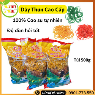 Dây thun Hiệp Thành xuất khẩu (túi 500g) 3 size Tiểu- Trung - Đại