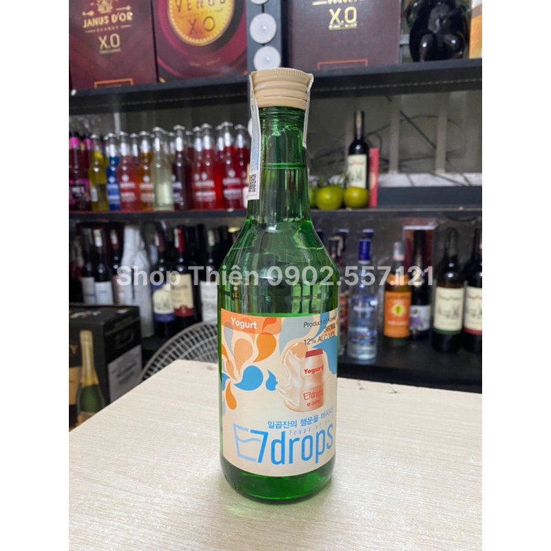 Soju Hàn Quốc 7 DROPS 12% 360ml