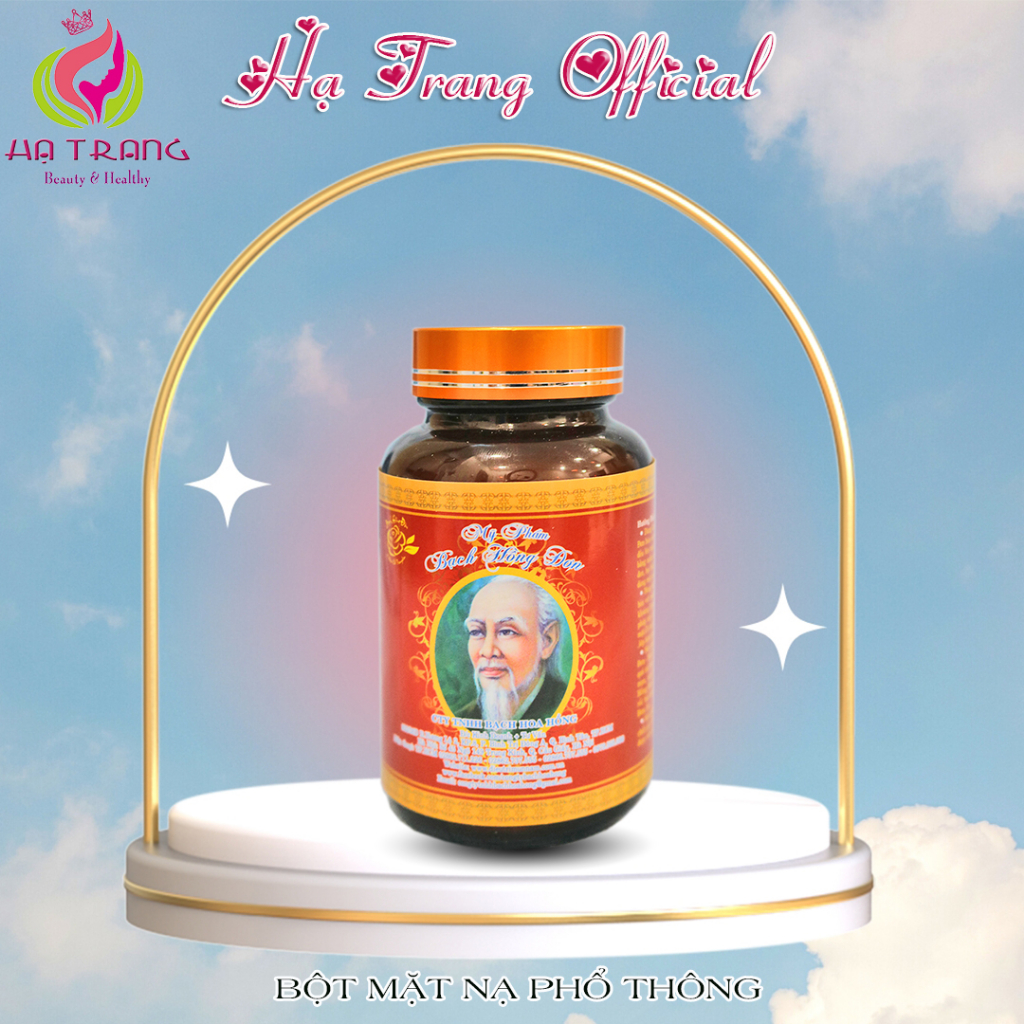 Bột Mặt Nạ Thảo Mộc Bạch Hồng Đơn 50gram - Sạch sâu,Thải Độc, Hút Nhờn, 100% từ thiên nhiên - Hàng Chuẩn Công Ty