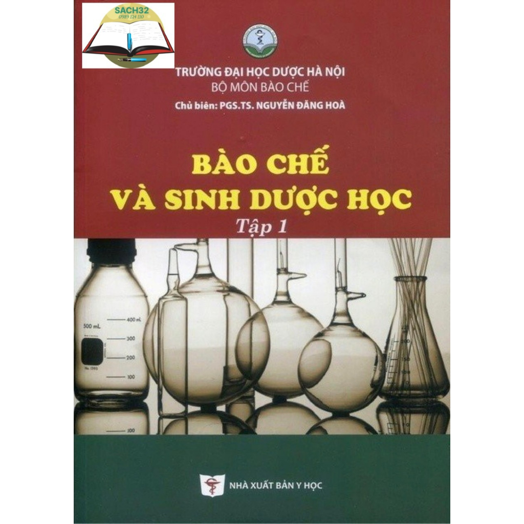 Sách - Combo 2 cuốn Bào Chế Và Sinh Dược Học - Tập 1 + 2