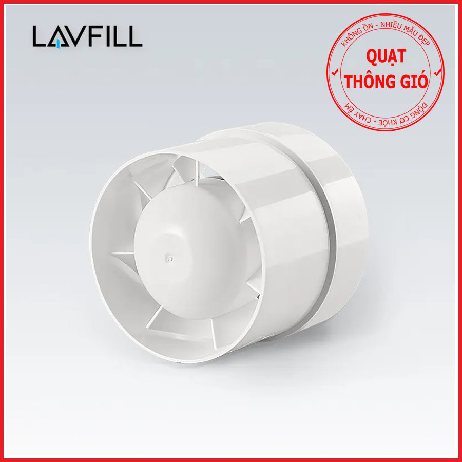 💎Tổng kho KHALIK💎Quạt thông gió đường ống với đường kính phi 150mm LAVFILL LFI-13S