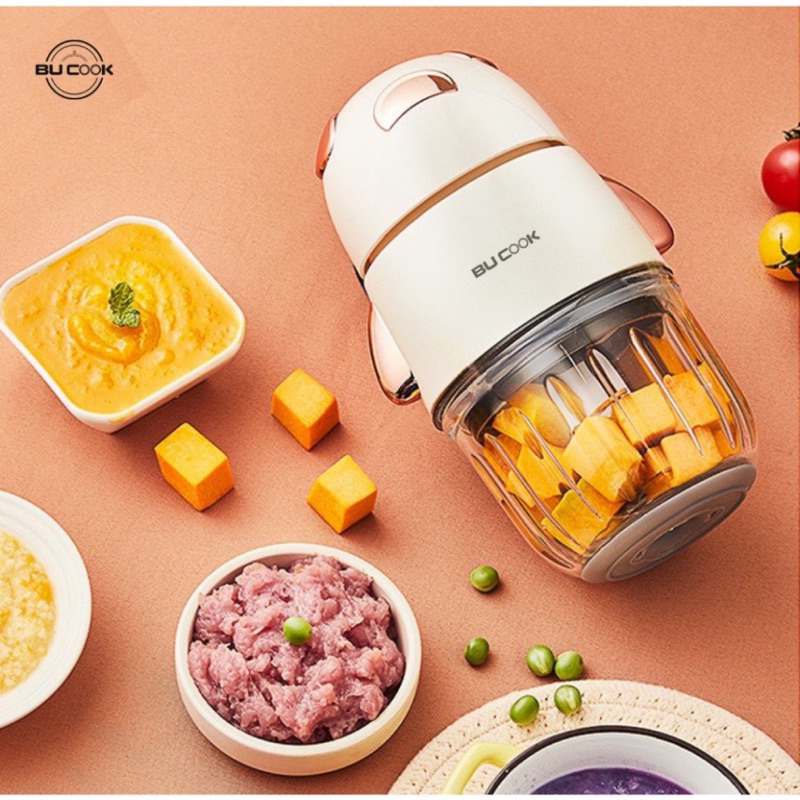 Máy xay ăn dặm cho bé BUCOOK, máy xay thực phẩm mini