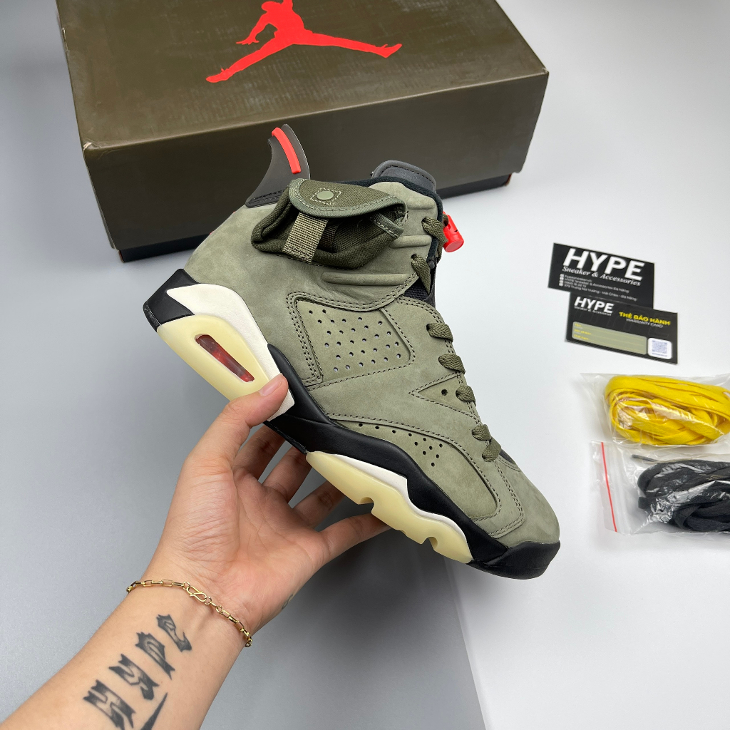Giày Jordan 6 Retro x Travis Scott  - Hype Sneaker / Best Quality