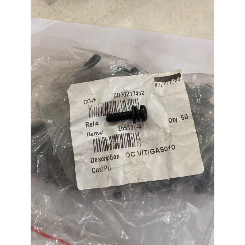 Ốc giữ mặt bi máy mài GA5010