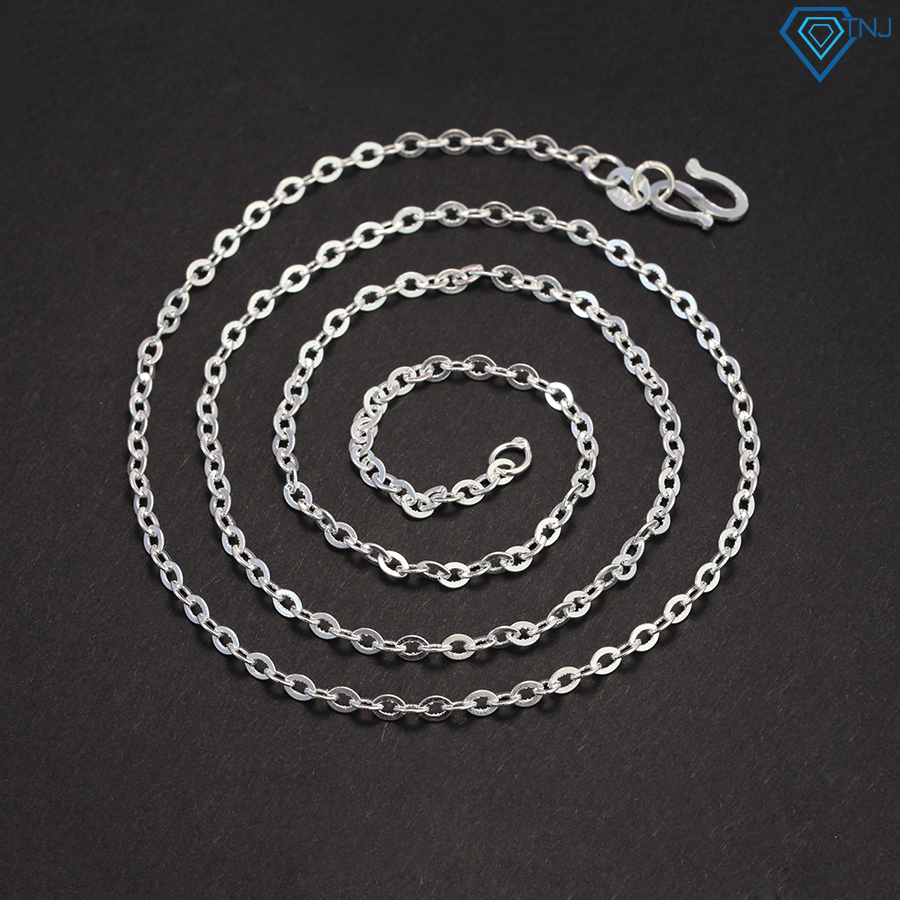Dây chuyền bạc nam mắt xích sợi nhỏ DCK0056 - Trang Sức TNJ