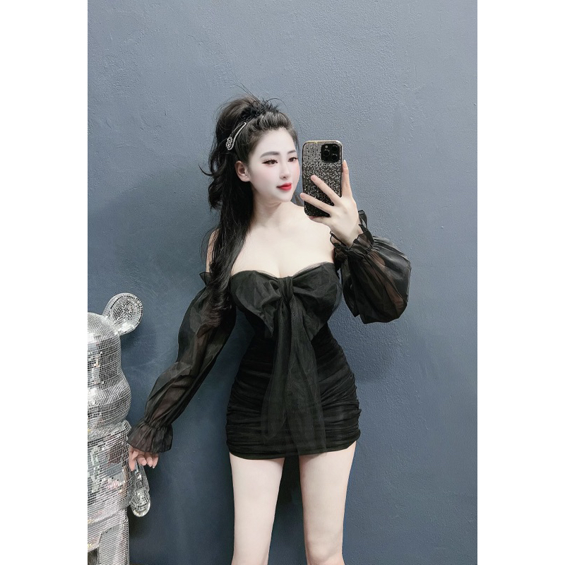 ĐẦM LƯỚI NHÚN BUỘC NƠ NGỰC