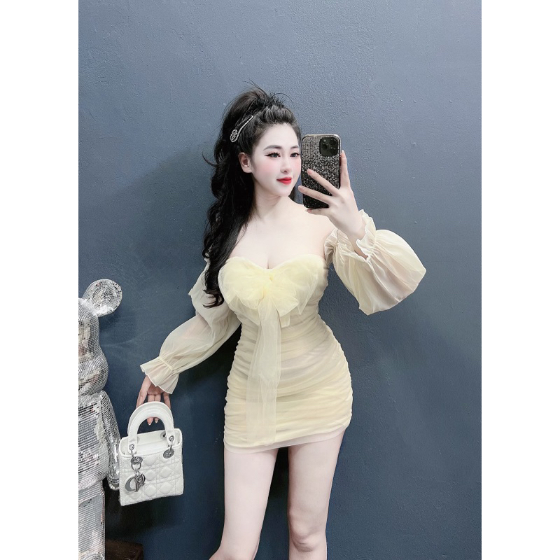 ĐẦM LƯỚI NHÚN BUỘC NƠ NGỰC