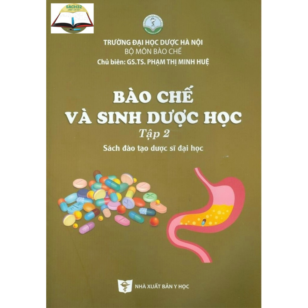 Sách - Combo 2 cuốn Bào Chế Và Sinh Dược Học - Tập 1 + 2