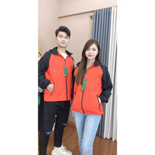 Áo khoác gió , Áo gió nam nữ 2 lớp phối màu cực đẹp chống nước cản gió tốt - Xmax Fashion