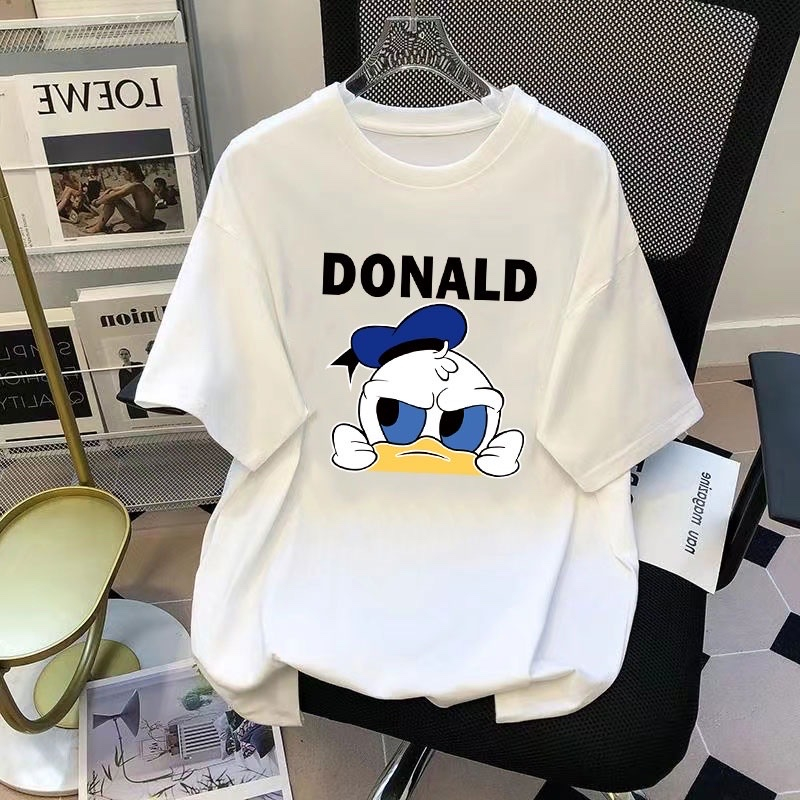Áo thun form rộng 3158 mẫu "DONALD" áo thun unisex nam nữ