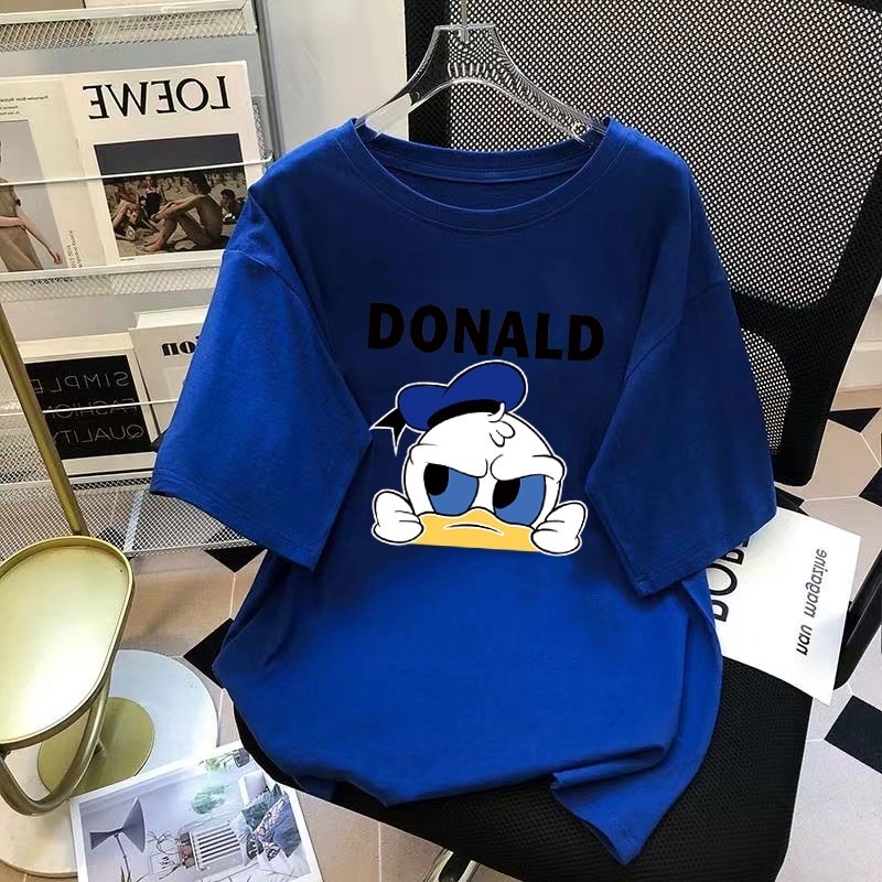 Áo thun form rộng 3158 mẫu "DONALD" áo thun unisex nam nữ