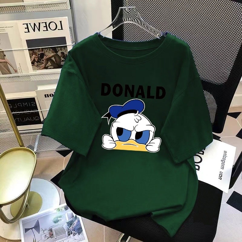 Áo thun form rộng 3158 mẫu "DONALD" áo thun unisex nam nữ