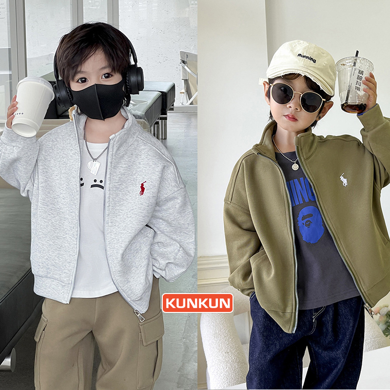 Áo khoác bomber bé trai hàng Quảng Châu Kunkun loại đẹp Áo khoác trẻ em Kunkid