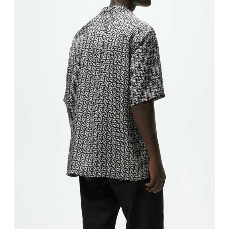 Áo sơ mi ngắn tay Zara authentic FLORAL PRINT size S