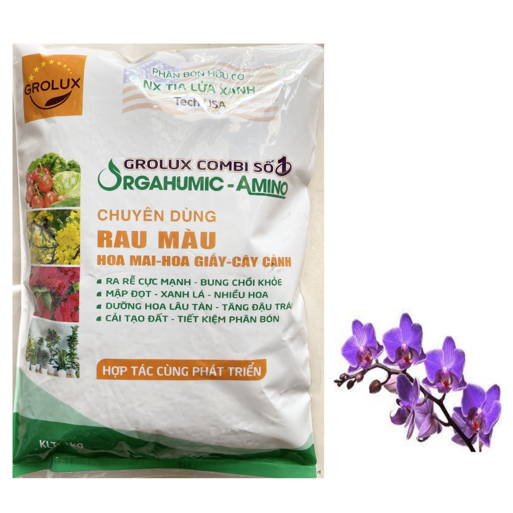 Grolux Combi Số 1 Organic-Amino Phân Bón Hữu Cơ - #204A# 1kg