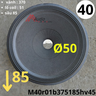  Màng loa bass 40 lổ coil 50   M40r01b375185hv45   M001 
