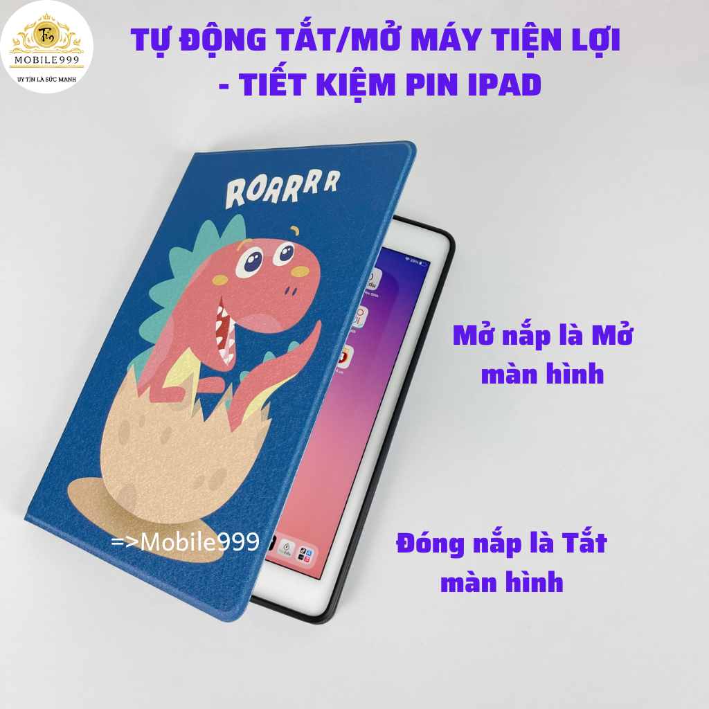 Bao da ipad Silicon hình Cá heo siêu đẹp ipad Air 5/4/3/2/1/Gen 5/6/7/8/9/10/Pro 11/9.7/10.5...MOBILE999