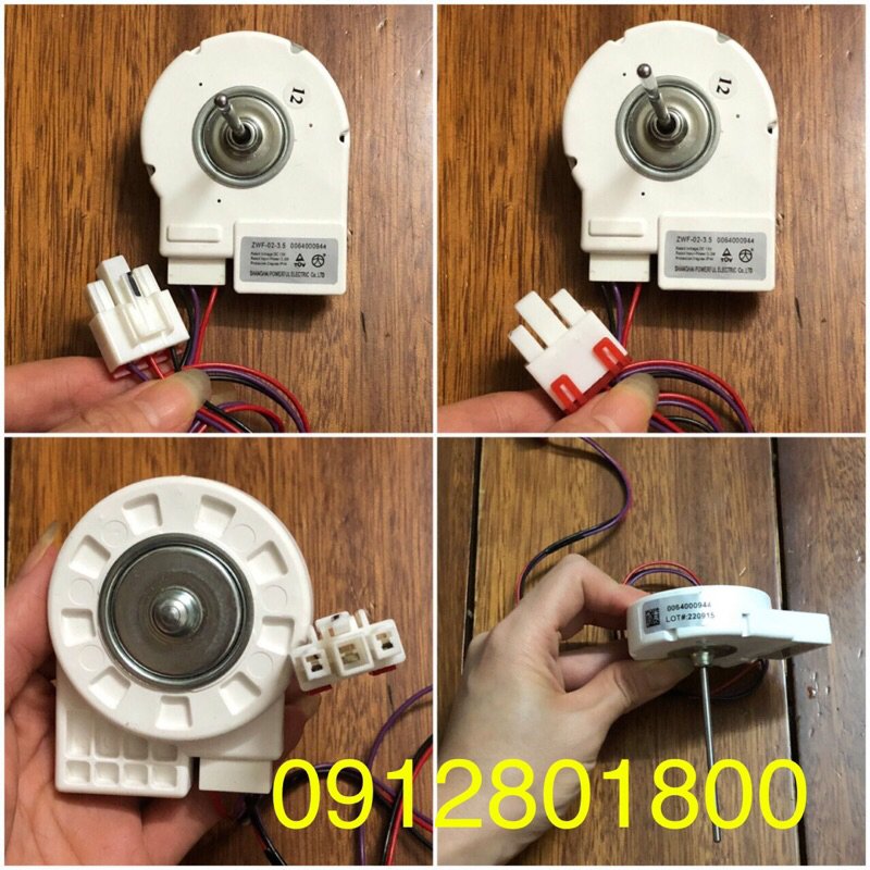 Quạt sứ tủ lạnh Aqua DC 13V chính hãng