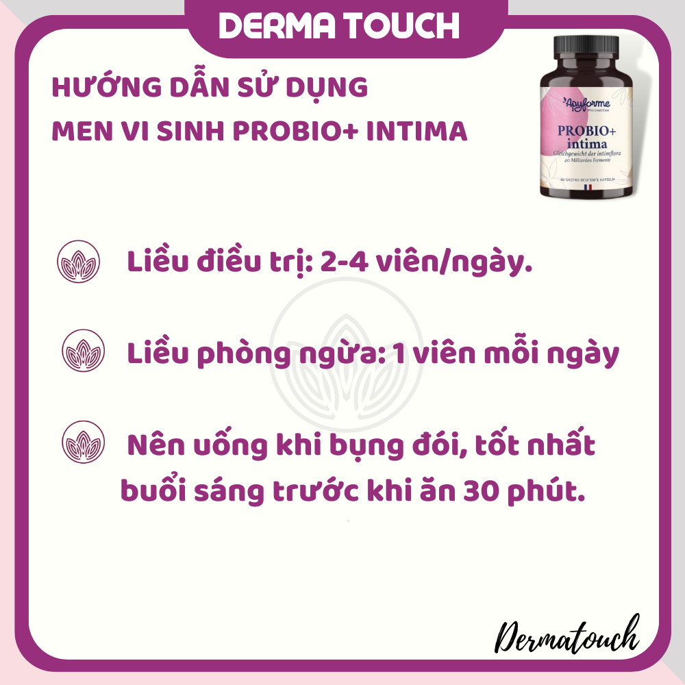 Men Vi Sinh Probio+ intima Apyforme 60 viên Pháp