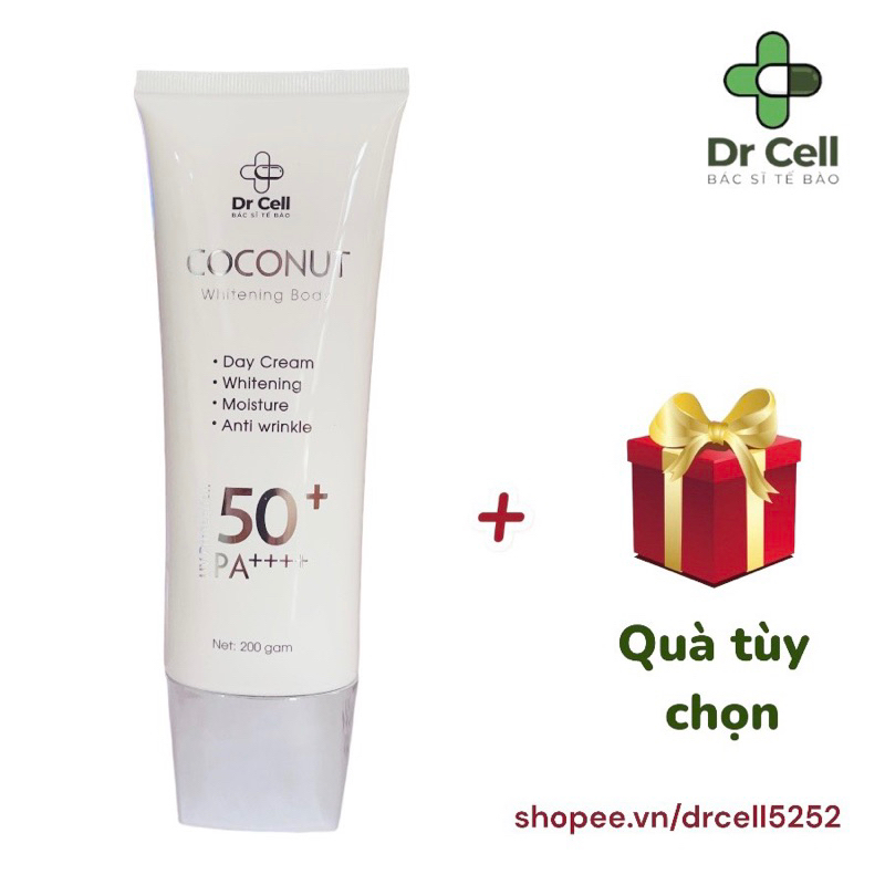 Kem Body Ngày Coconut DR CELL 200g