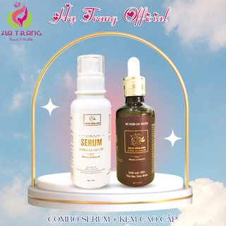 COMBO (WHITE CREAM + SERUM COLLAGEN) DƯỠNG - PHỤC HỒI DA NGÀY & ĐÊM BẠCH HỒNG ĐƠN Cao Cấp - Chính Hãng