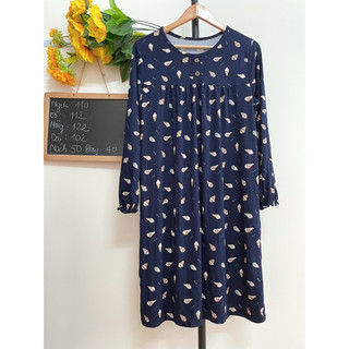[FREESIZE] Đầm Thun Dáng Dài, Chất Mát Co Giãn Tốt, 2hand