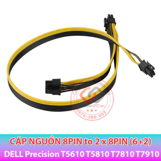 Cáp nguồn 8pin riser ra 2 cổng 8pin card vga cho dell precision t5610 t5810 t7810 t7910