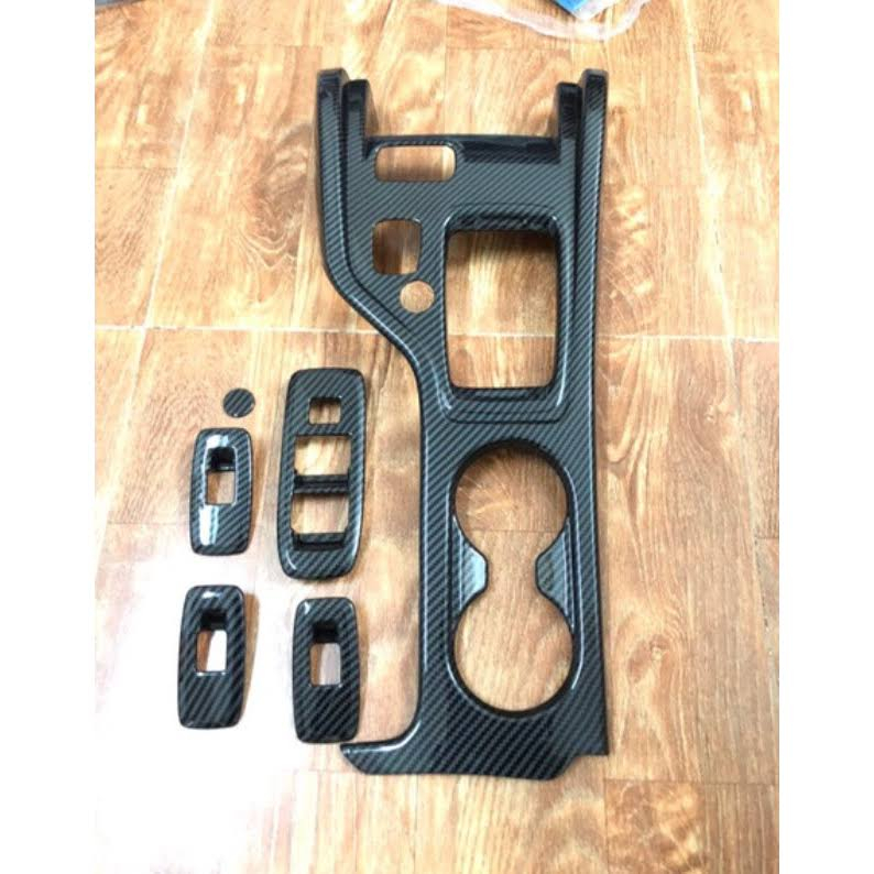 Bộ Ốp Nội Thất  Ford Ranger 2016 2017 2018 2019 2020 2021 2022 Vân Cacbon - Ốp Nội Thất Ranger