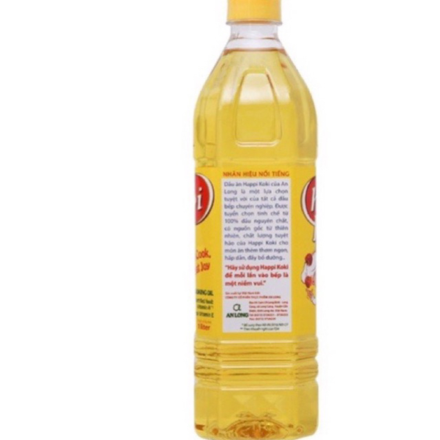 Dầu ăn Happi koki chai 1lít