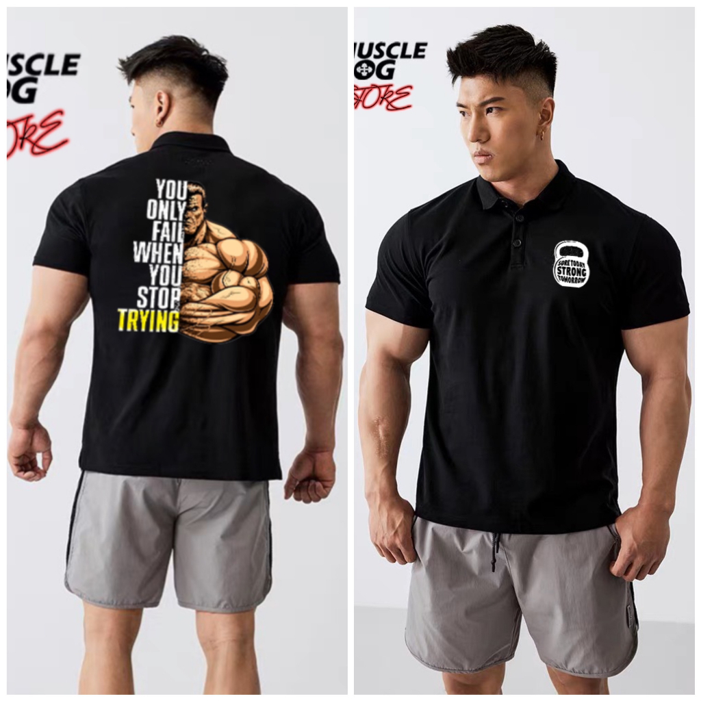 Áo polo thể thao nam polo cá sấu lạnh co giãn 4 chiều thoải mái