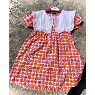 váy bé gái , váy cổ sen bèo nhà mộc baby kids #mocbabykids chất thô