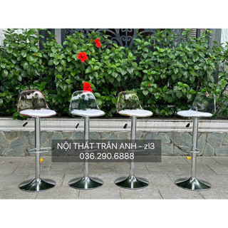 Combo 05 ghế quầy bar trong suốt