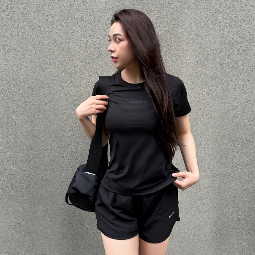 Áo Thể Thao Nữ Ngắn Tay Cổ Tròn Tập Gym Yoga Reeta Phối Lưới,Thoáng Khí, Vải Co Giãn 4 Chiều Thấm Hút Mồ Hôi-A2244