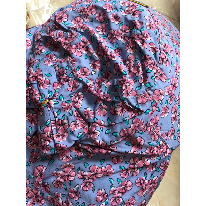 Mũ chống nắng- Nón kèm khẩu trang vải lanh lót lưới thông hơi