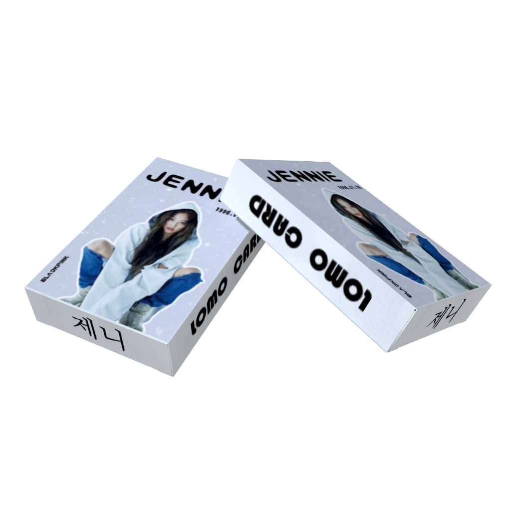 Thẻ Lomo card BlackPink bo góc JENNIE Album Thần Tượng Kpop - Áo Chùm Quần Rách