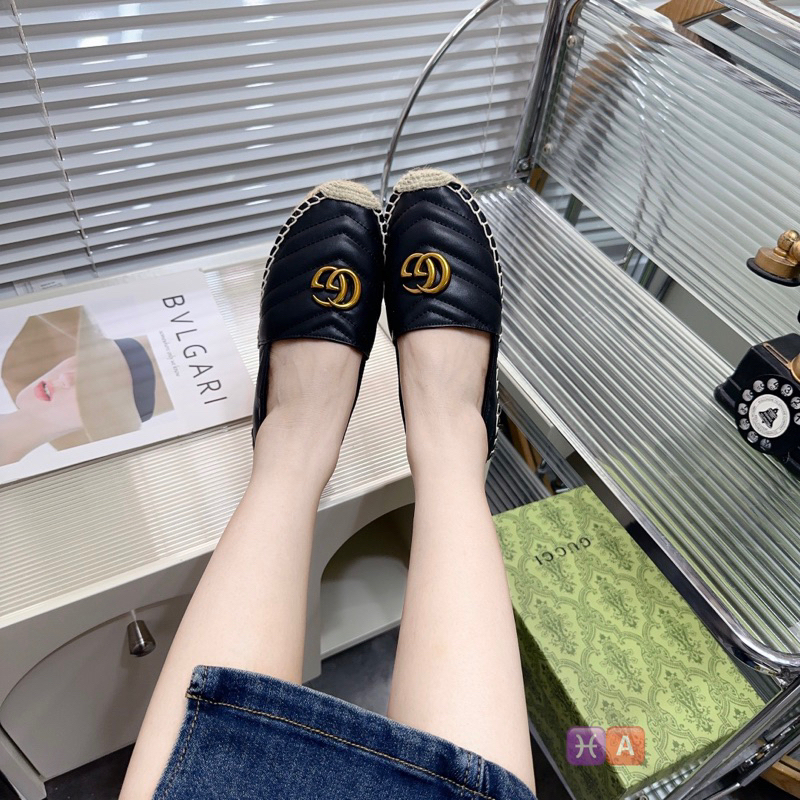 Giày slipon G C đế cói bản Vip nhất hiện nay. Fullbox +bill + túi giấy